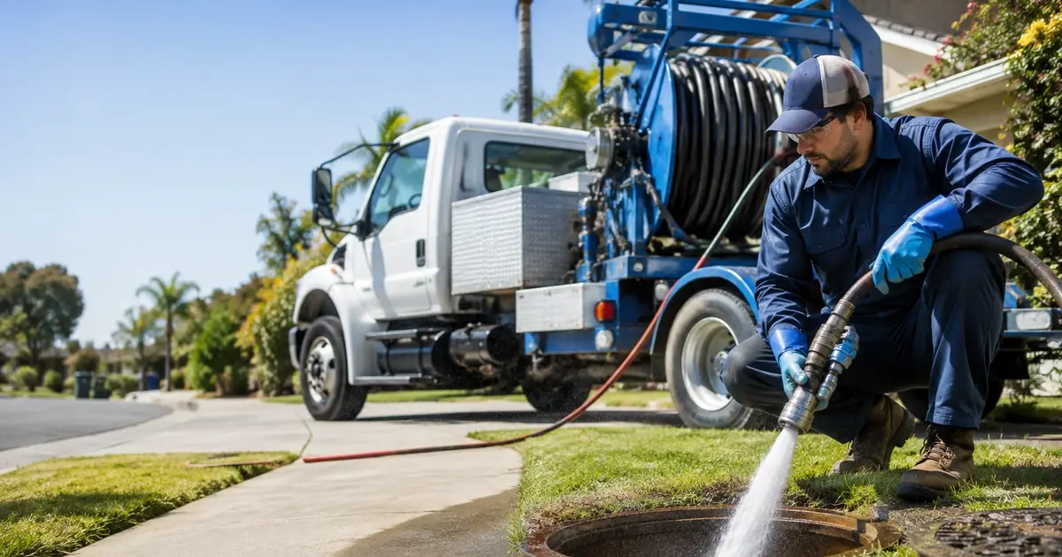 Hydro jet sewer cleaning Grover Beach