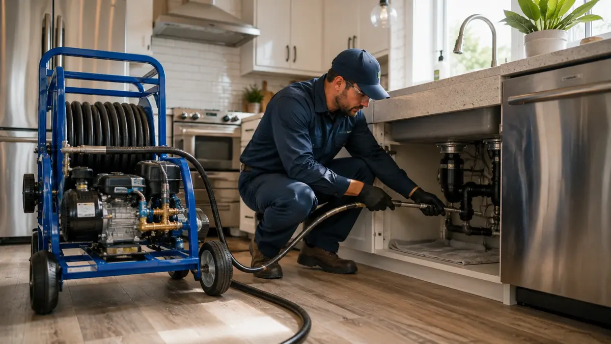 Kitchen Drain Hydro Jetting in Grover Beach